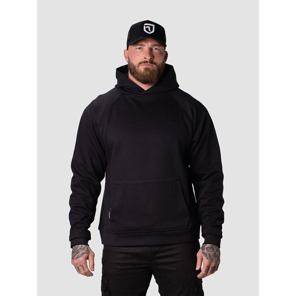 NBT Body Guard Hoodie 1.0 Mens S Black Armored Motorcycle Aramid CE Armor
